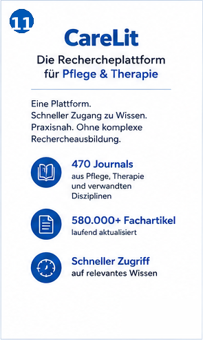CareLit Rechercheplattform