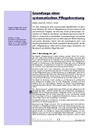 Grundzüge einer systematischen Pflegeberatung