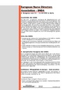 European Nurse Directors Association – ENDA