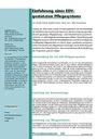 Einführung eines EDV-gestützten Pflegesystems