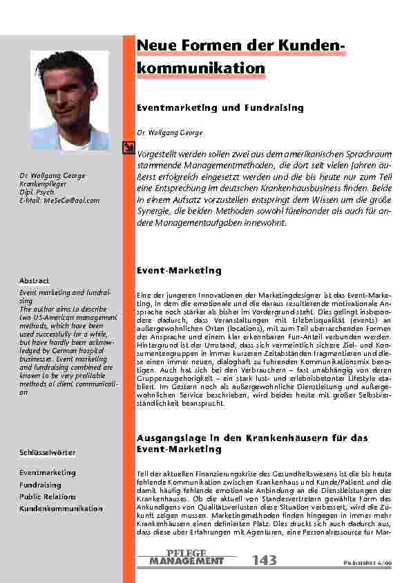 Neue Formen der Kunden-kommunikation