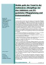 Wohin geht der Trend in der stationären Altenpflege bei den Anbietern von DV-gestützter Pflegeplanung und Dokumentation?