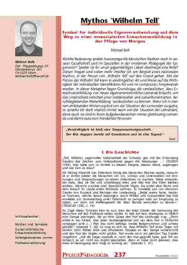 Mythos "Wilhelm Tell"