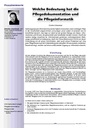 Welche Bedeutung hat diePflegedokumentation unddie Pflegeinformatik