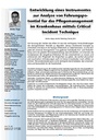 Entwicklung eines Instrumentes zur Analyse von Führungspotential für das Pflegemanagement im Krankenhaus mittels Critical Incident Technique