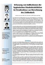Erfassung von Indikationen der hygienischen Händedesinfektion im Krankenhaus zur Berechnung des Zeitbedarfs