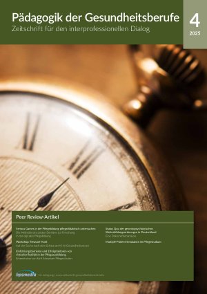Pädagogik der Gesundheitsberufe Heft 4-2025