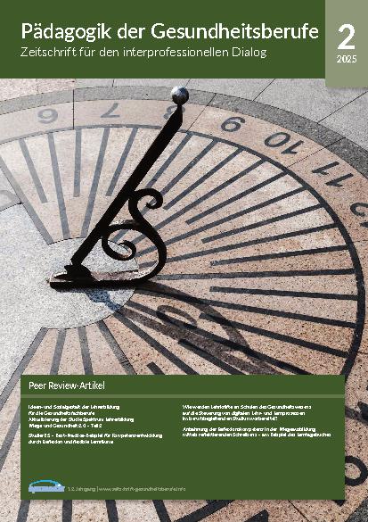 Pädagogik der Gesundheitsberufe 2-2025