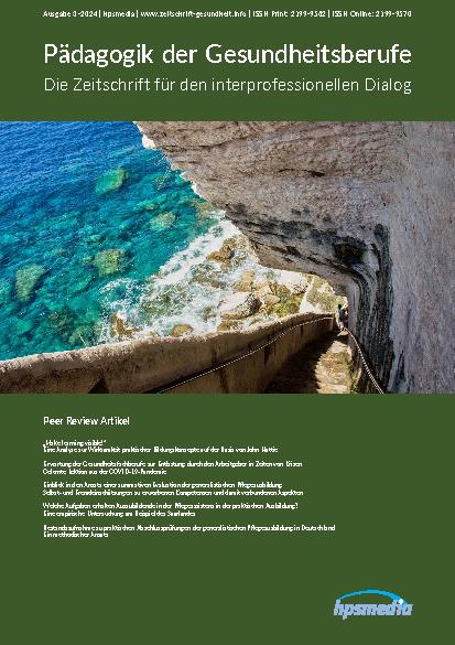 [doc_318504] Pädagogik der Gesundheitsberufe 3-2024