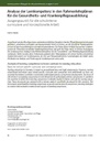 Analyse der Lernkompetenz in den Rahmenlehrplänen für die Gesundheitsund Krankenpflegeausbildung. Ausgangspunkt für die schulinterne curriculare und konzeptionelle Arbeit