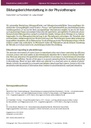 Bildungsberichterstattung in der Physiotherapie