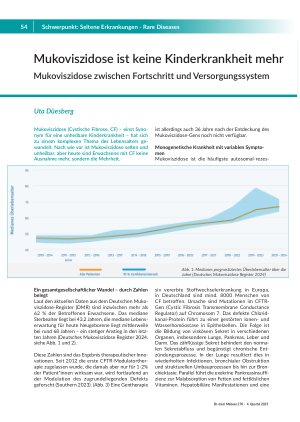 Mukoviszidose ist keine Kinderkrankheit mehr Mukoviszidose zwischen Fortschritt und Versorgungssystem