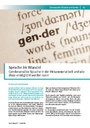 Sprache im Wandel. Gendersensible Sprache in der Hebammenarbeit und wie diese ermöglicht werden kann