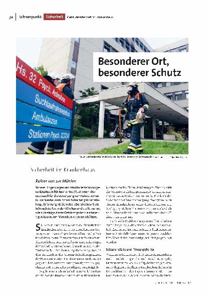 Besonderer Ort, besonderer Schutz: Sicherheit im Krankenhaus.