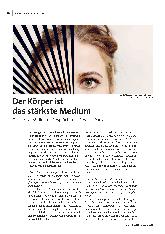 Der Körper ist das stärkste Medium.
