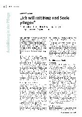 Ich will mit Herz und Seele pflegen.