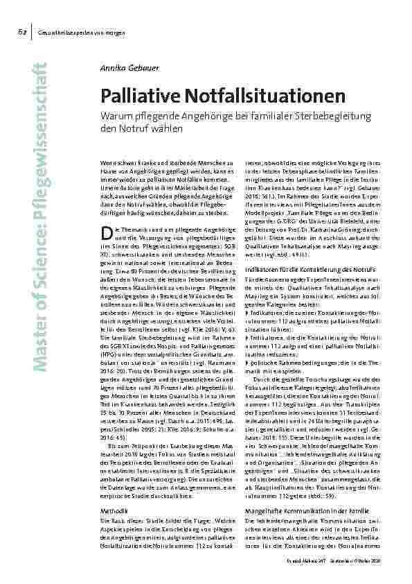 Palliative Notfallsituationen: Warum pflegende Angehörige bei familiärer Sterbebegleitung den Notruf wählen