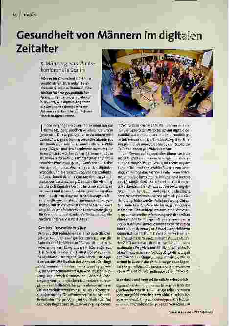 Gesundheit von Männern im digitalen Zeitalter
