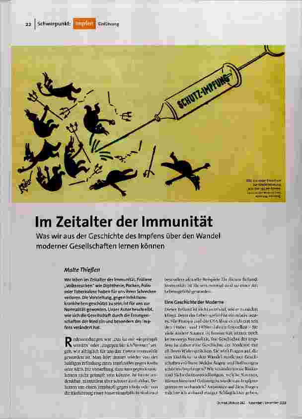 Im Zeitalter der Immunität