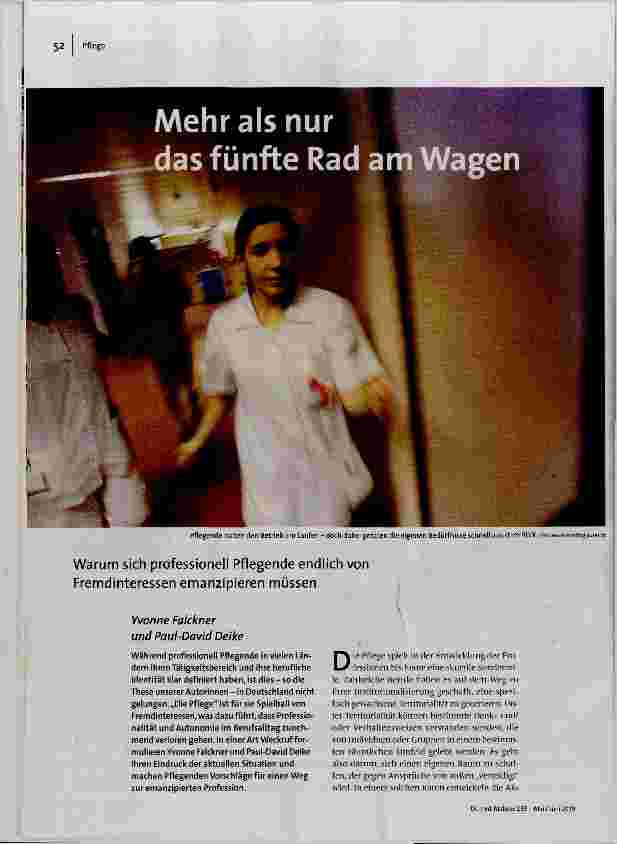 Mehr als nur das fünfte Rad am Wagen