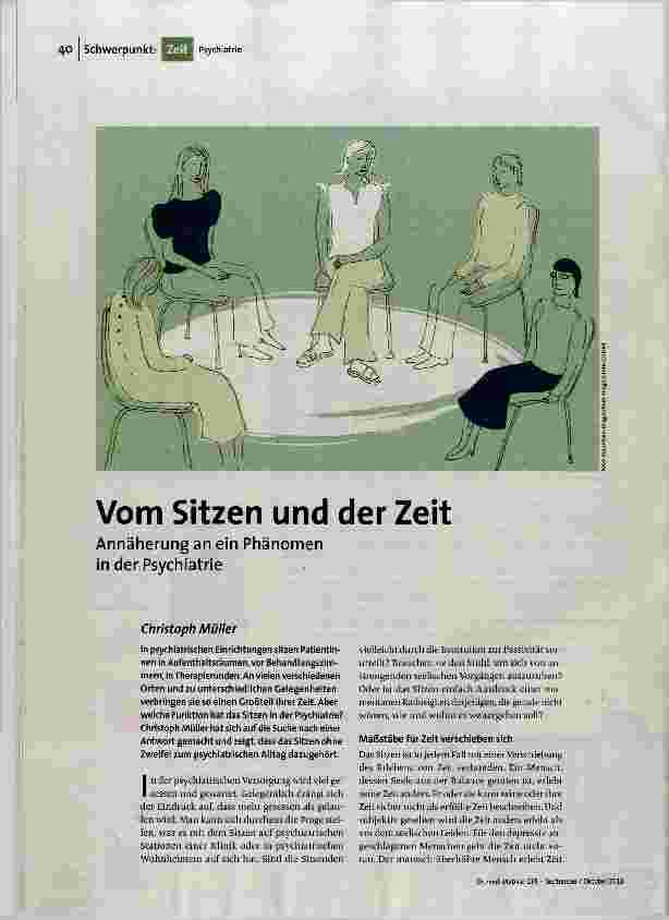 Vom Sitzen und der Zeit