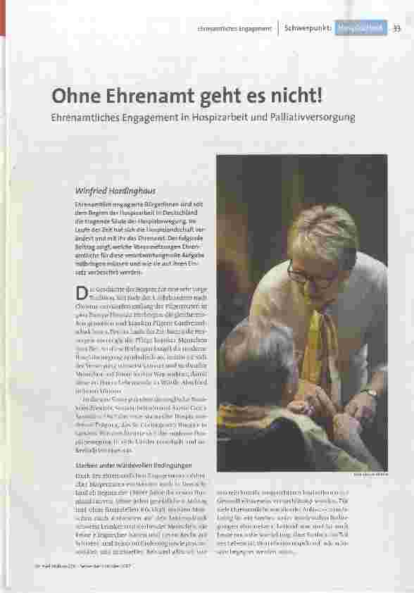 Ohne Ehrenamt geht es nicht!