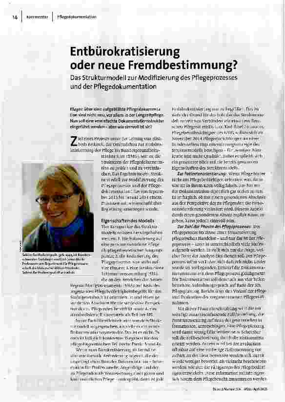 Entbürokratisierung oder neue Fremdbestimmung?