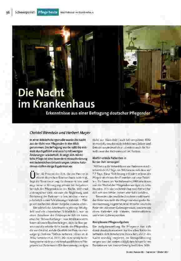 Die Nacht im Krankenhaus