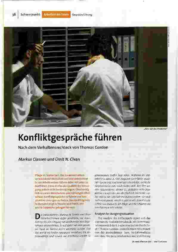 Konfliktgespräche führen