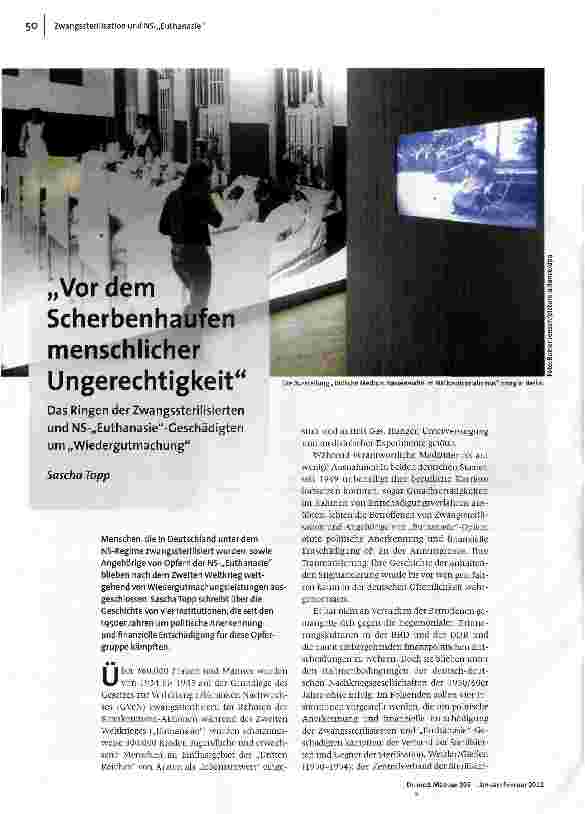 „Vor dem Scherbenhaufen menschlicher Ungerechtigkeit