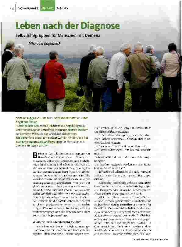 Leben nach der Diagnose