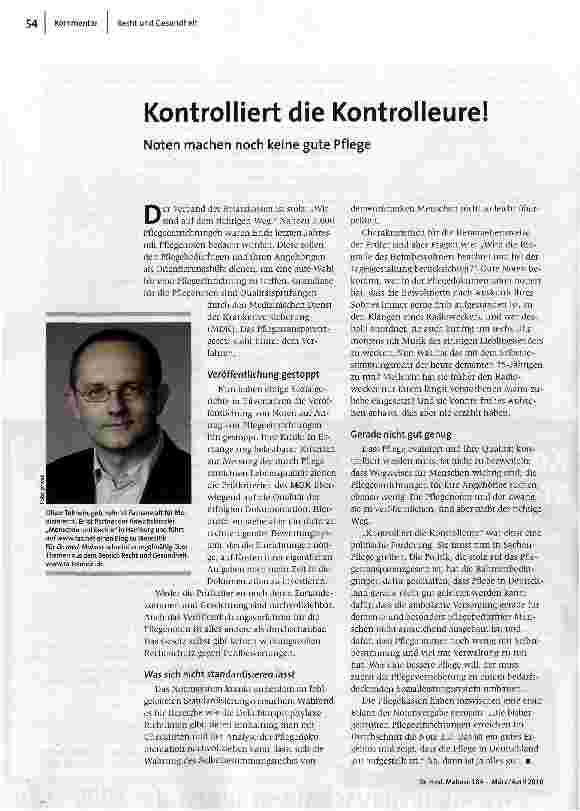 Kontrolliert die Kontrolleure!