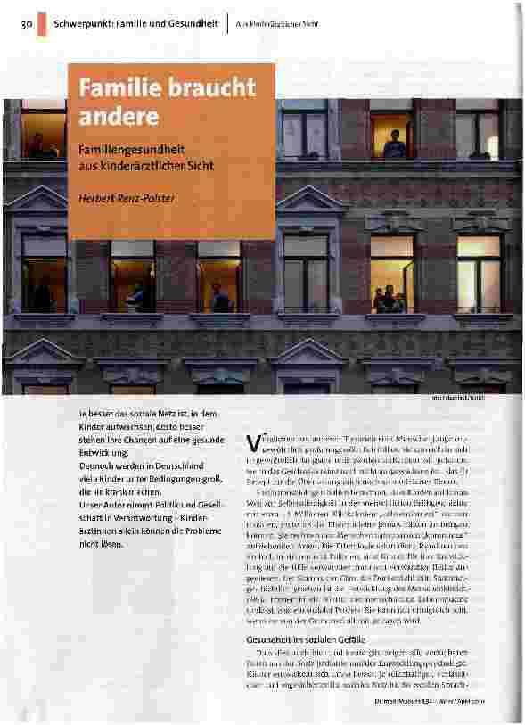 Familie braucht andere