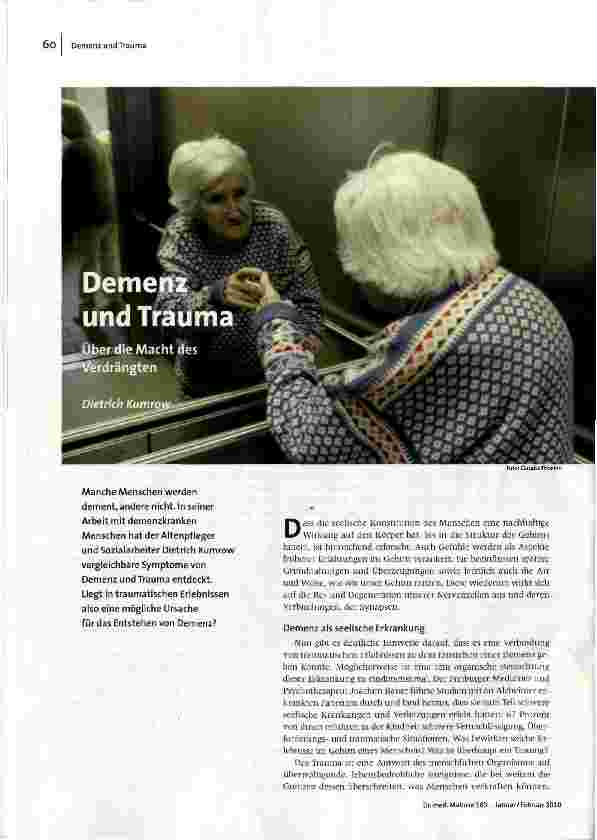 Demenz und Trauma