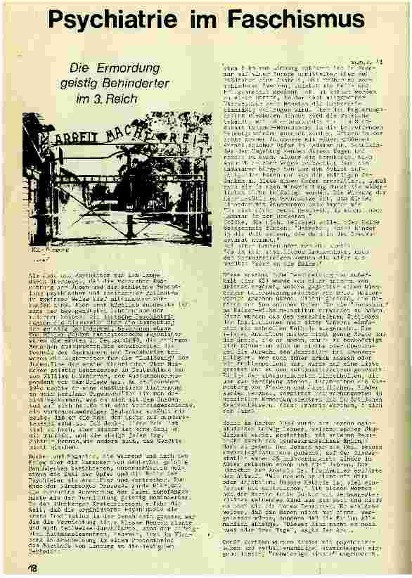 Psychiatrie im Faschismus