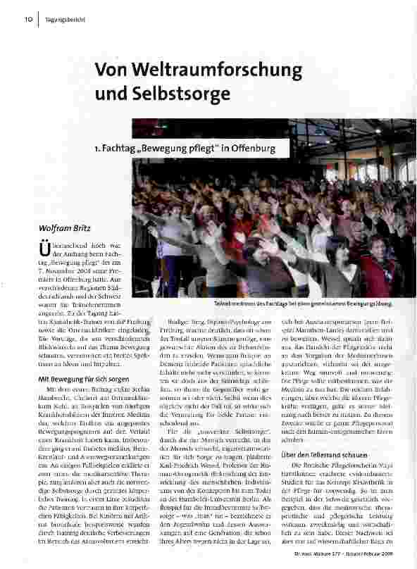 Von Weltraumforschung und Selbstsorge