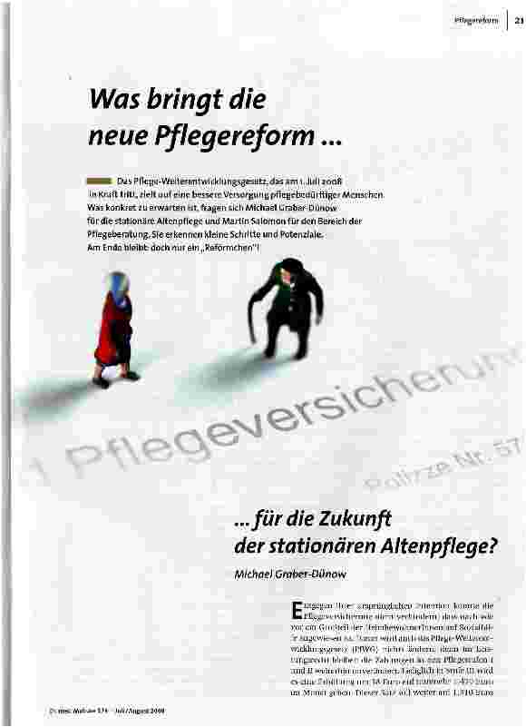 Was bringt die neue Pflegereform...