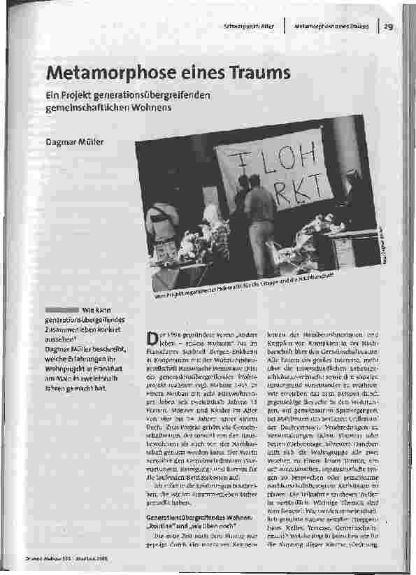 Metamorphose eines Traums