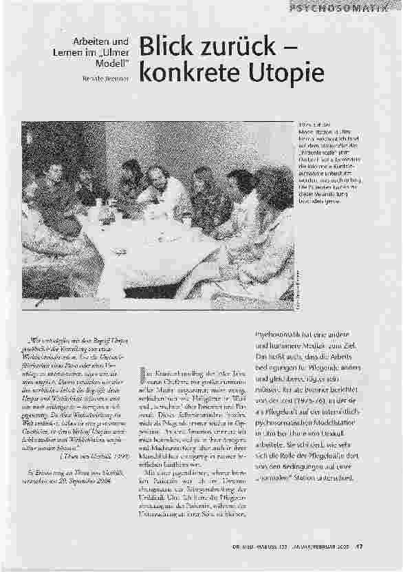 Blick zurückkonkrete UtopieArbeiten und Lernen im Ulmer Modell