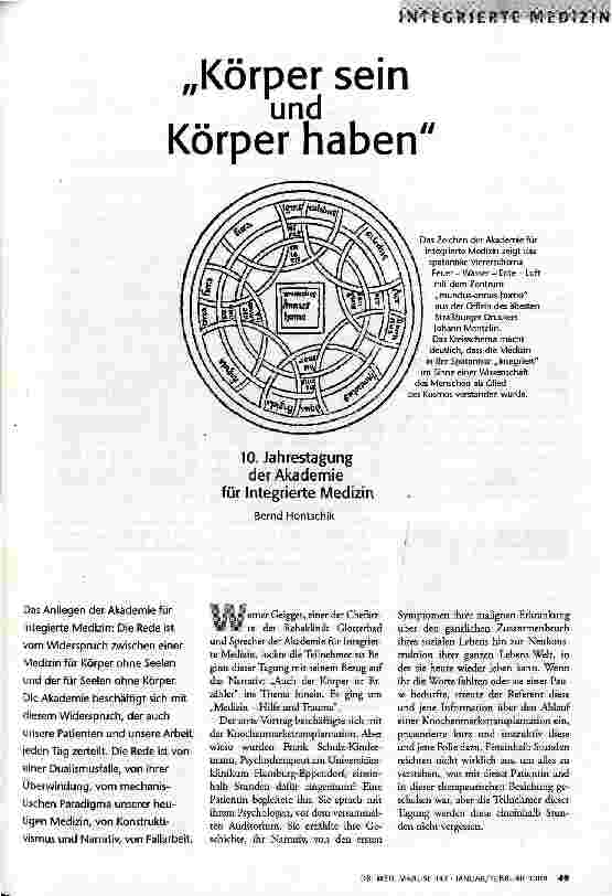 Körper sein und Körper haben