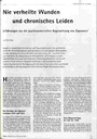Nie verheilte Wunden und chronisches Leiden Erfahrungen aus der psychosomatischen Begutachtung von Zigeunern