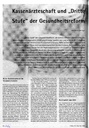 Kassenärzteschaft und Dritte Stufe der Gesundheitsreform