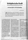 Schöpferische Kraft Anthroposophie und Krankenpflege