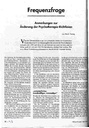 Frequenzfrage Anmerkungen zur Änderung der Psychotherapie-Richtlinien