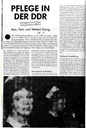 Pflege in der DDR Aus-, Fortund Weiterbildung
