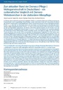 Zum aktuellen Stand der Demenz-(Pflege-) Wohngemeinschaft in Deutschland – ein systematischer Vergleich mit Demenz-Wohnbereichen in der stationären Altenpflege