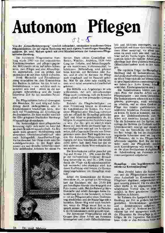 Autonom Pflegen