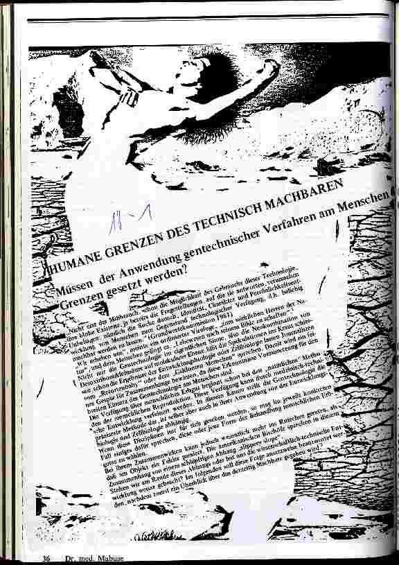 Humane Grenzen des technisch Machbaren
