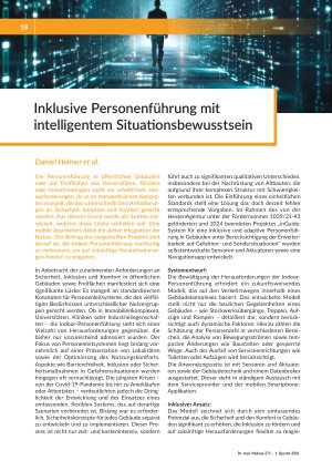 Inklusive Personenführung mit intelligentem Situationsbewusstsein