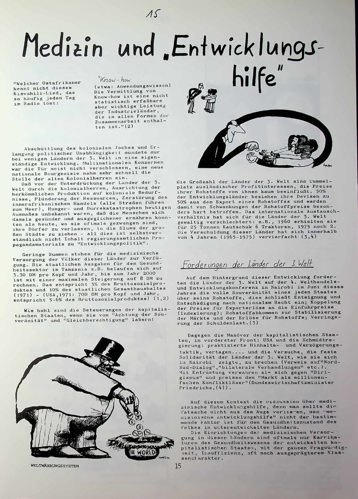 Medizin und Entwicklungshilfe – Zeitschrift für alle Gesundheitsberufe